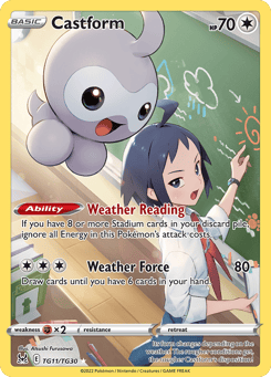 Castform Lost Origin Trainer Gallery #TG11