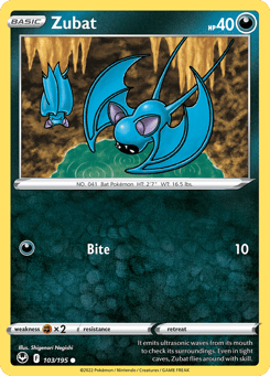 Zubat Silver Tempest #103