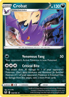 Crobat Silver Tempest #105