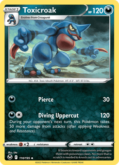 Toxicroak Silver Tempest #110