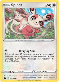 Spinda Silver Tempest #141