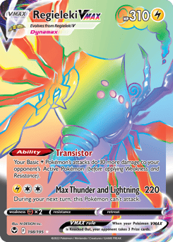 Regieleki VMAX Silver Tempest #198