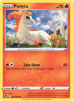 Ponyta Silver Tempest #21
