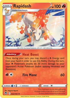 Rapidash Silver Tempest #22