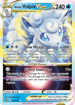 Alolan Vulpix VSTAR Silver Tempest #34