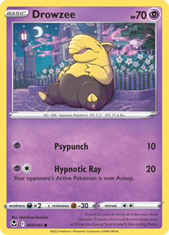 Drowzee Silver Tempest #60