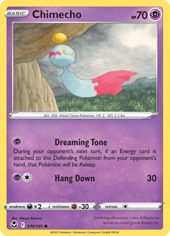 Chimecho Silver Tempest #74