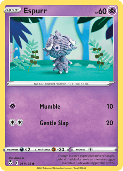 Espurr Silver Tempest #81