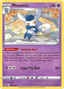 Meowstic Silver Tempest #82