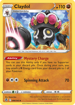 Claydol Silver Tempest #94
