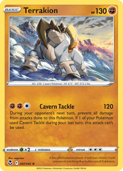 Terrakion Silver Tempest #97