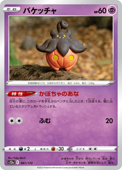 Japanese Pumpkaboo (バケッチャ)