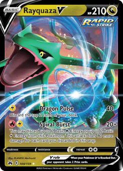 Rayquaza V Crown Zenith #100