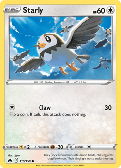 Starly Crown Zenith #110