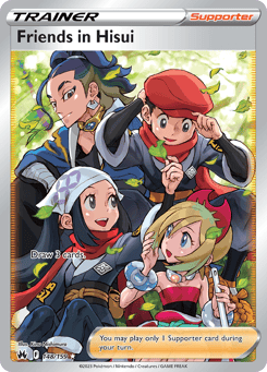 Friends in Hisui Crown Zenith #148