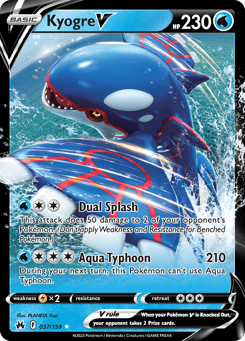 Kyogre V Crown Zenith #37