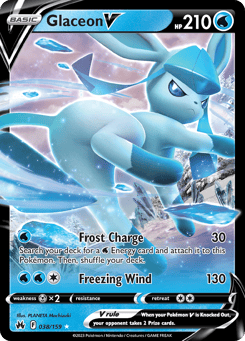 Glaceon V Crown Zenith #38