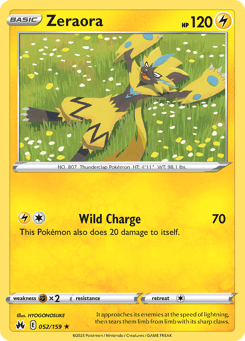 Zeraora Crown Zenith #52