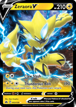 Zeraora V Crown Zenith #53