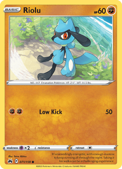 Riolu Crown Zenith #71