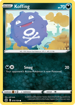 Koffing Crown Zenith #75