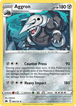 Aggron Crown Zenith #89
