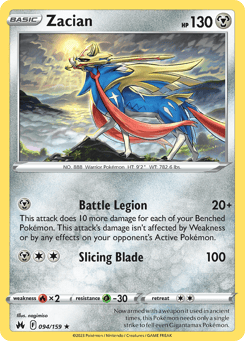 Zacian Crown Zenith #94