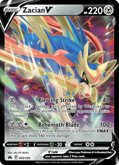 Zacian V Crown Zenith #95