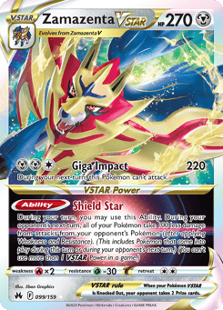 Zamazenta VSTAR Crown Zenith #99