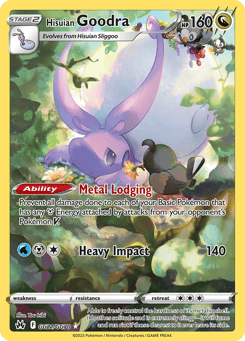 Hisuian Goodra Crown Zenith Galarian Gallery #GG21