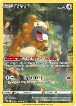 Bidoof Crown Zenith Galarian Gallery #GG29