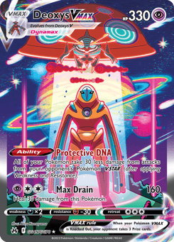 Deoxys VMAX Crown Zenith Galarian Gallery #GG45