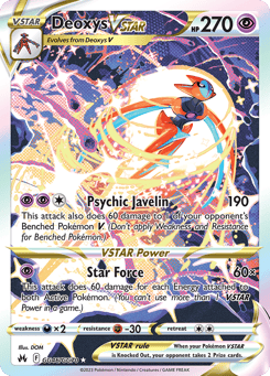 Deoxys VSTAR Crown Zenith Galarian Gallery #GG46