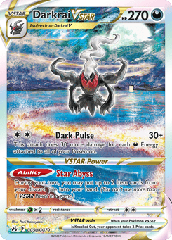 Darkrai VSTAR Crown Zenith Galarian Gallery #GG50