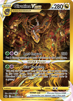 Giratina VSTAR Crown Zenith Galarian Gallery #GG69