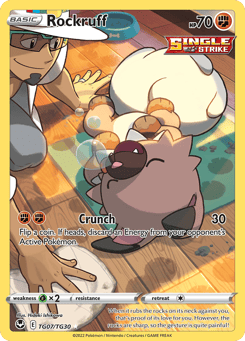 Rockruff Silver Tempest Trainer Gallery #TG07