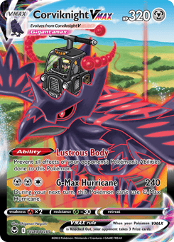 Corviknight VMAX Silver Tempest Trainer Gallery #TG19