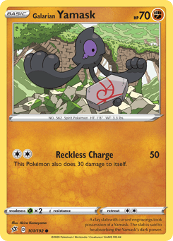 Galarian Yamask Rebel Clash #101