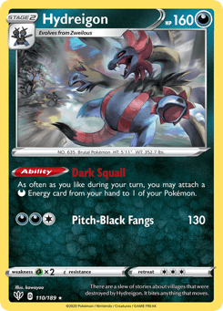 Hydreigon Darkness Ablaze #110