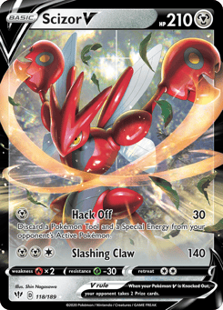 Scizor V Darkness Ablaze #118
