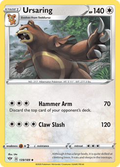 Ursaring Darkness Ablaze #139