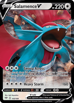 Salamence V Darkness Ablaze #143