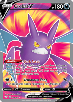 Crobat V Darkness Ablaze #182