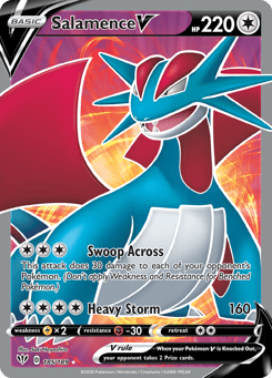 Salamence V Darkness Ablaze #185