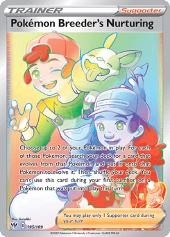 Pokémon Breeder's Nurturing Darkness Ablaze #195