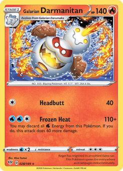 Galarian Darmanitan Darkness Ablaze #28