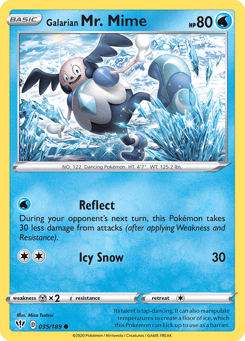Galarian Mr. Mime Darkness Ablaze #35