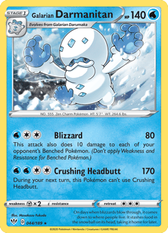 Galarian Darmanitan Darkness Ablaze #44
