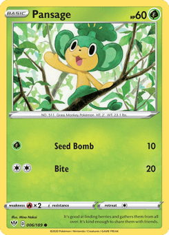 Pansage Darkness Ablaze #6