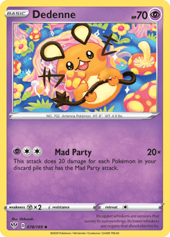 Dedenne Darkness Ablaze #78